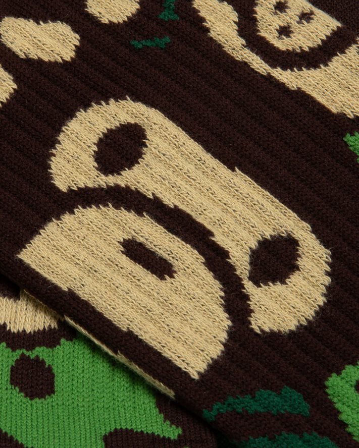 baby milo sokker 6XV6201080 militærgrønn A Bathing Ape kvinner