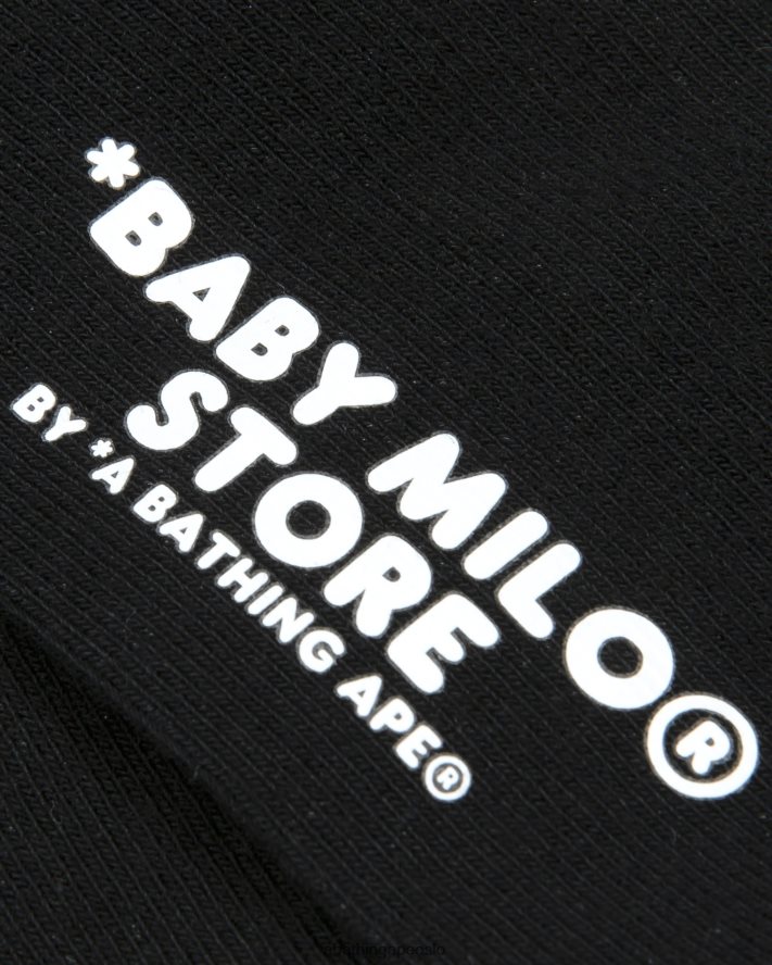 baby milo sokker 6XV6201092 svart A Bathing Ape kvinner