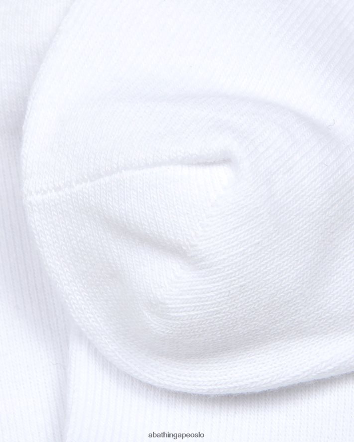 baby milo sokker 6XV6201099 hvit A Bathing Ape kvinner