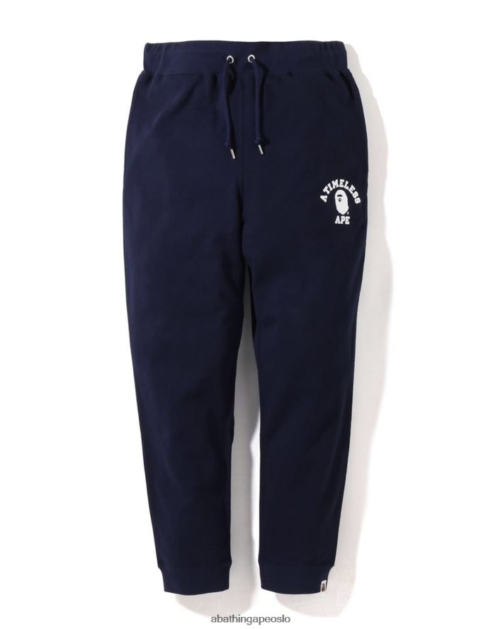 x jjjjound college joggebukser 6XV620342 marineblå A Bathing Ape menn