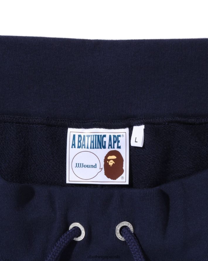 x jjjjound college joggebukser 6XV620342 marineblå A Bathing Ape menn