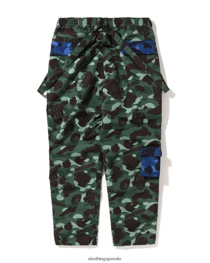 x undftd farge camo multi-pouch lommebukser 6XV620348 militærgrønn A Bathing Ape menn