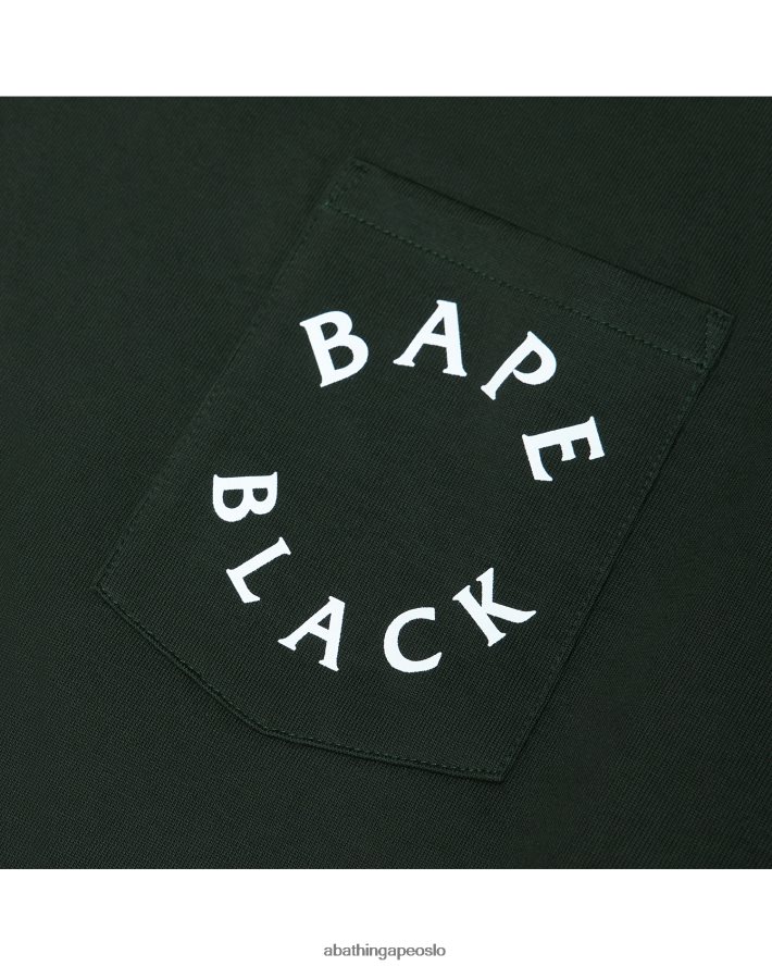 T-skjorte med lange ermer med logotrykk 6XV620351 dyp jungel A Bathing Ape menn