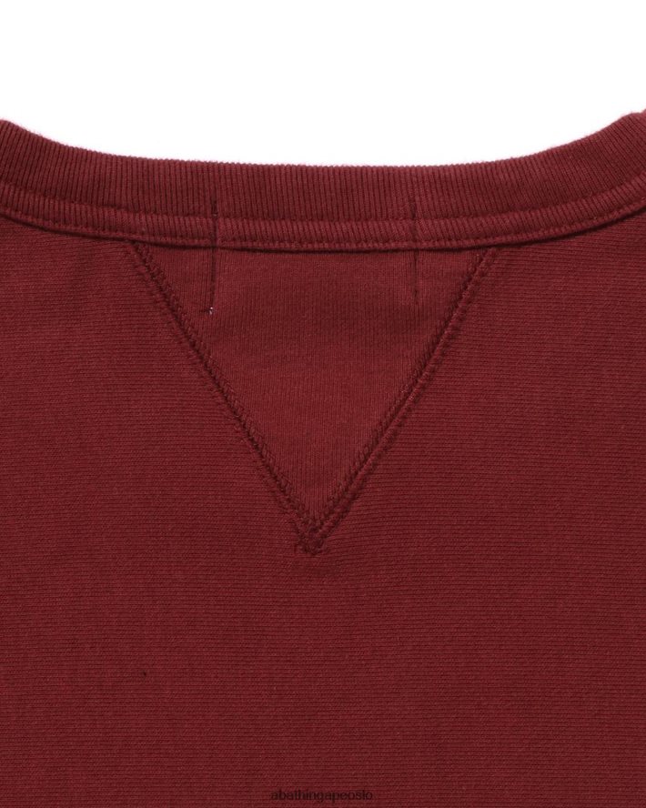 crewneck 6XV620358 murstein rød A Bathing Ape menn