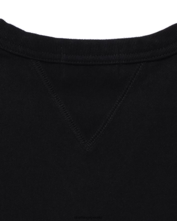 crewneck 6XV620359 svart A Bathing Ape menn