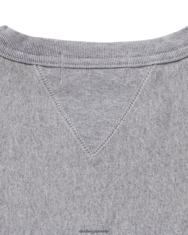 crewneck 6XV620360 grå A Bathing Ape menn