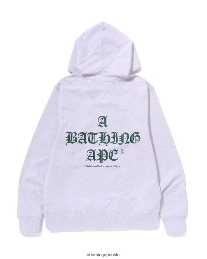 genser hettegenser 6XV620278 grå A Bathing Ape menn