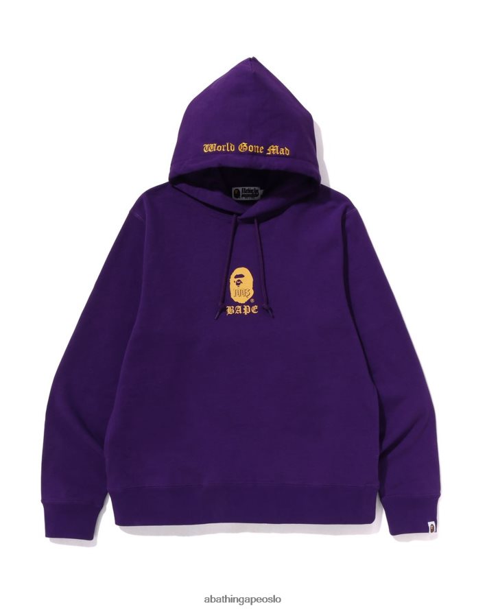 genser hettegenser 6XV620279 lilla A Bathing Ape menn