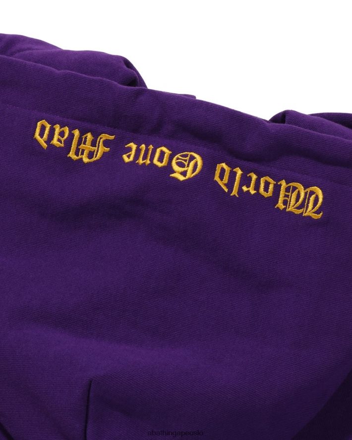 genser hettegenser 6XV620279 lilla A Bathing Ape menn