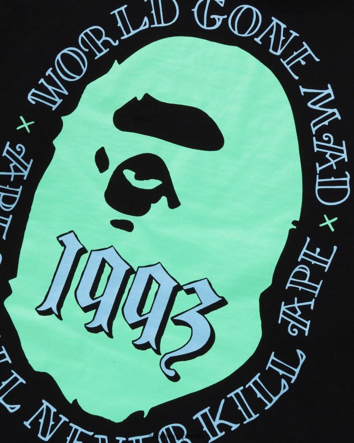 hettegenser med hode 6XV620272 svart A Bathing Ape menn