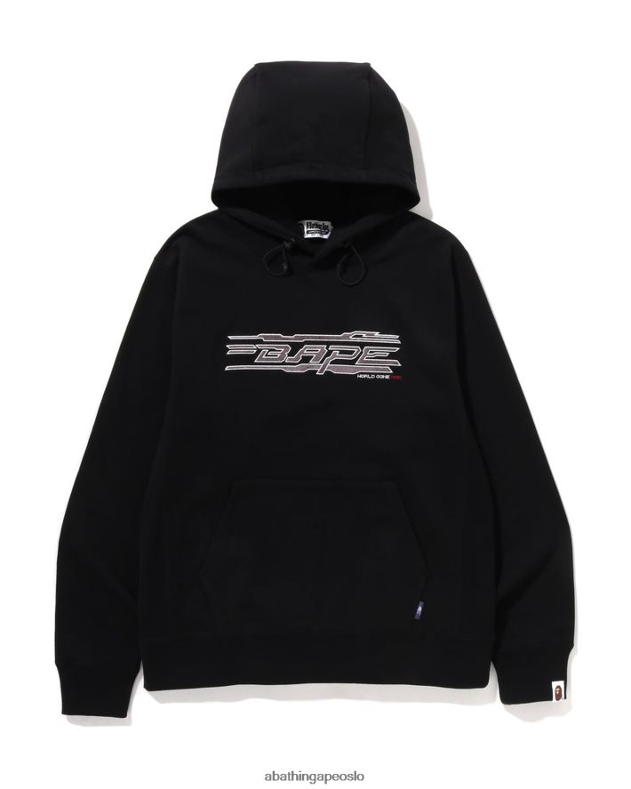 strikking pullover hettegenser 6XV620315 svart A Bathing Ape menn