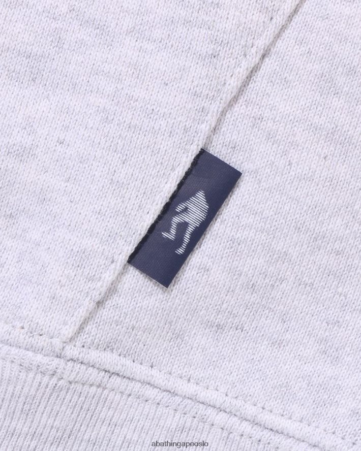 strikking pullover hettegenser 6XV620316 grå A Bathing Ape menn