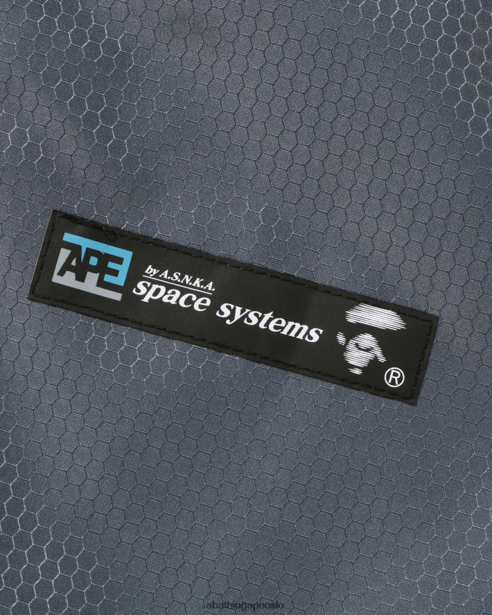 honeycomb ripstop bomberjakke 6XV620318 grå A Bathing Ape menn