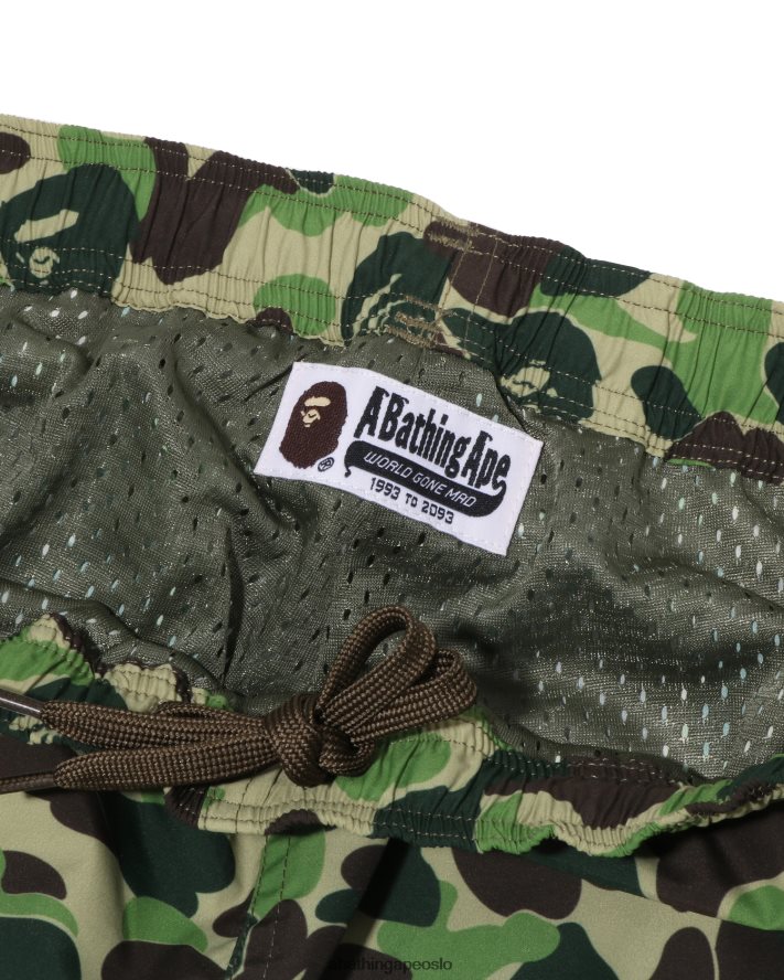 abc camo strandshorts 6XV62045 militærgrønn A Bathing Ape menn