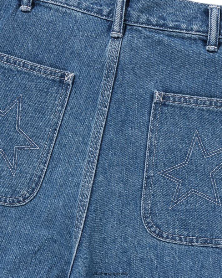 denim malershorts 6XV620100 denim A Bathing Ape menn