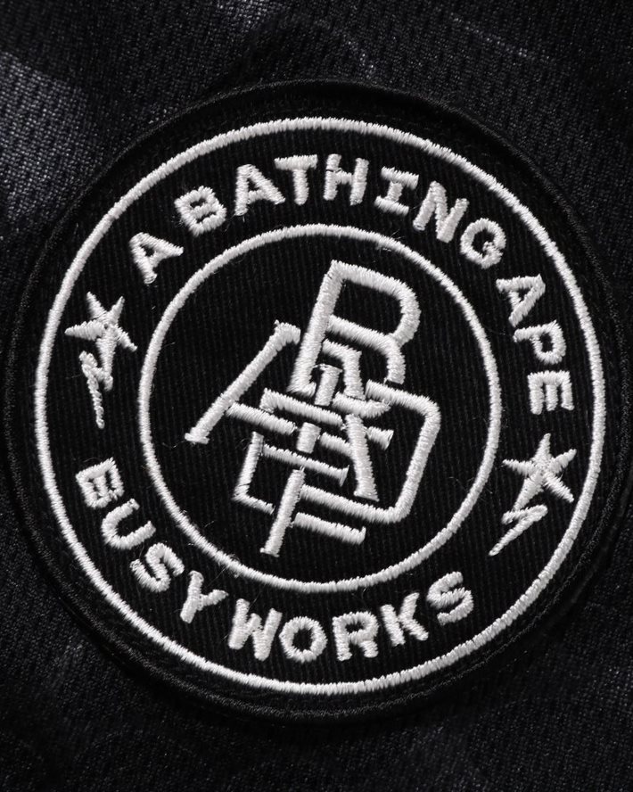 fotballspillshorts 6XV620355 svart A Bathing Ape menn