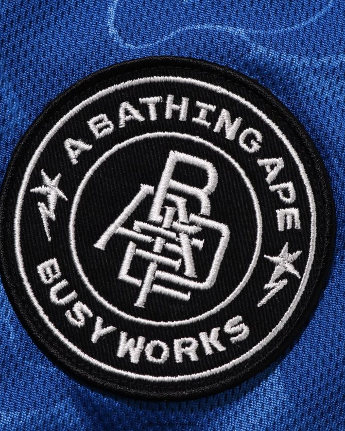 fotballspillshorts 6XV620356 blå A Bathing Ape menn