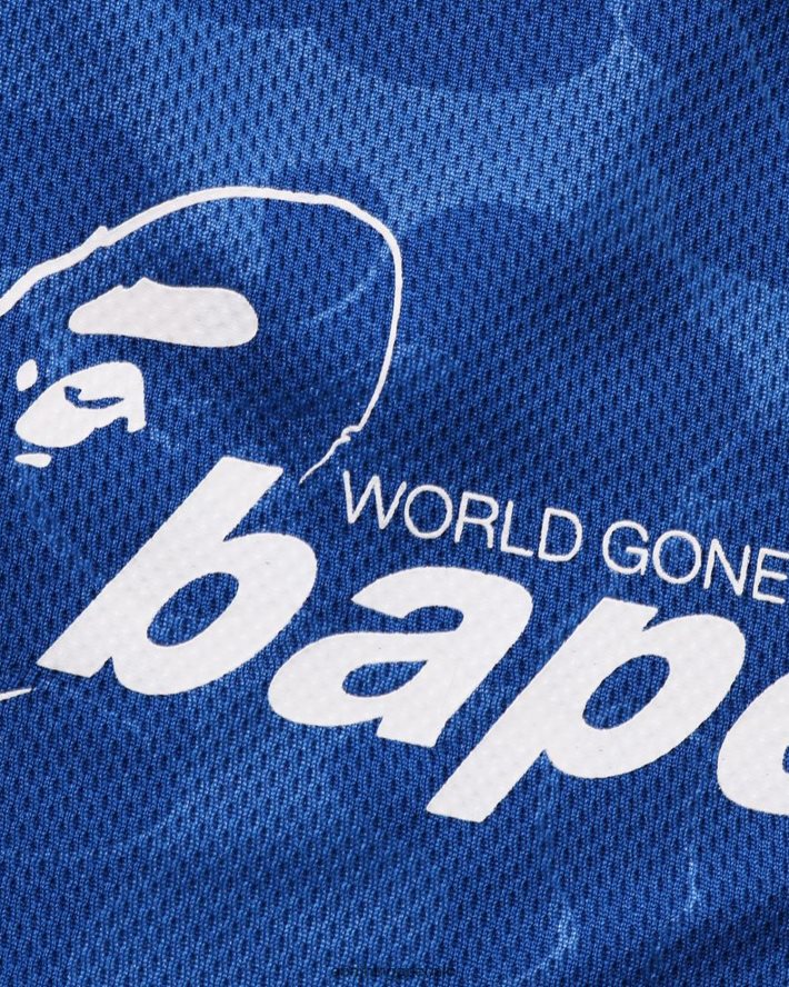 fotballspillshorts 6XV620356 blå A Bathing Ape menn