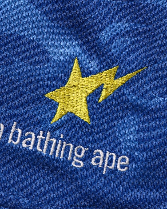 fotballspillshorts 6XV620356 blå A Bathing Ape menn