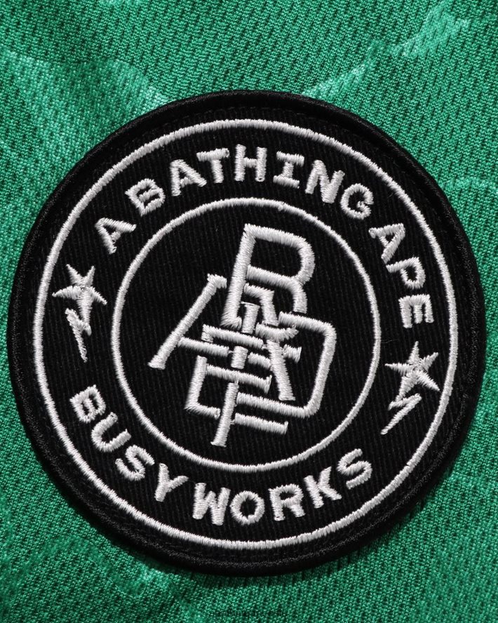 fotballspillshorts 6XV620357 mynte A Bathing Ape menn