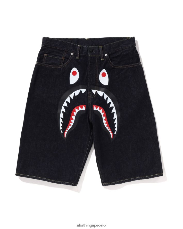 hai denimshorts 6XV620220 denim A Bathing Ape menn