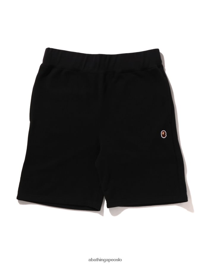 hode ettpunkts svetteshorts 6XV620102 svart A Bathing Ape menn