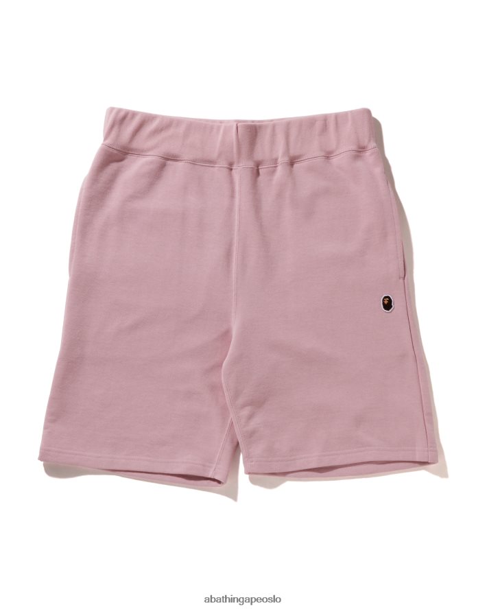 hode ettpunkts svetteshorts 6XV620106 rosa A Bathing Ape menn