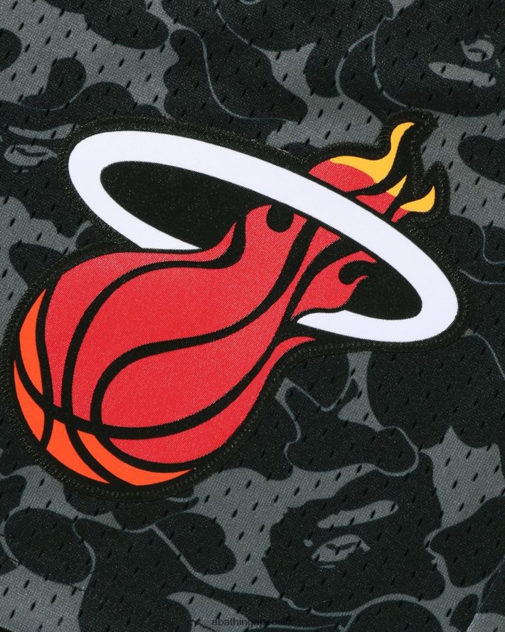 x m&n miami varme jersey shorts 6XV620371 svart A Bathing Ape menn