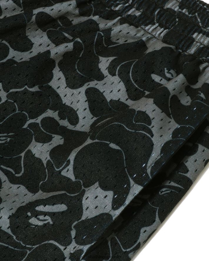 x m&n miami varme jersey shorts 6XV620371 svart A Bathing Ape menn