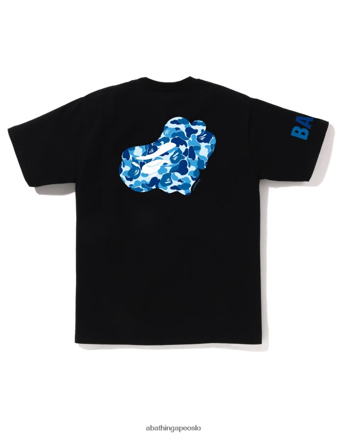 abc camo t-skjorte 6XV62074 svart A Bathing Ape menn