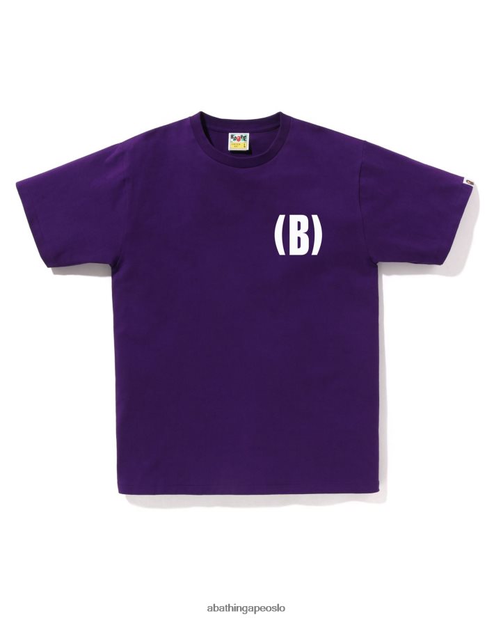 b ettpunkts tee 6XV620132 lilla A Bathing Ape menn