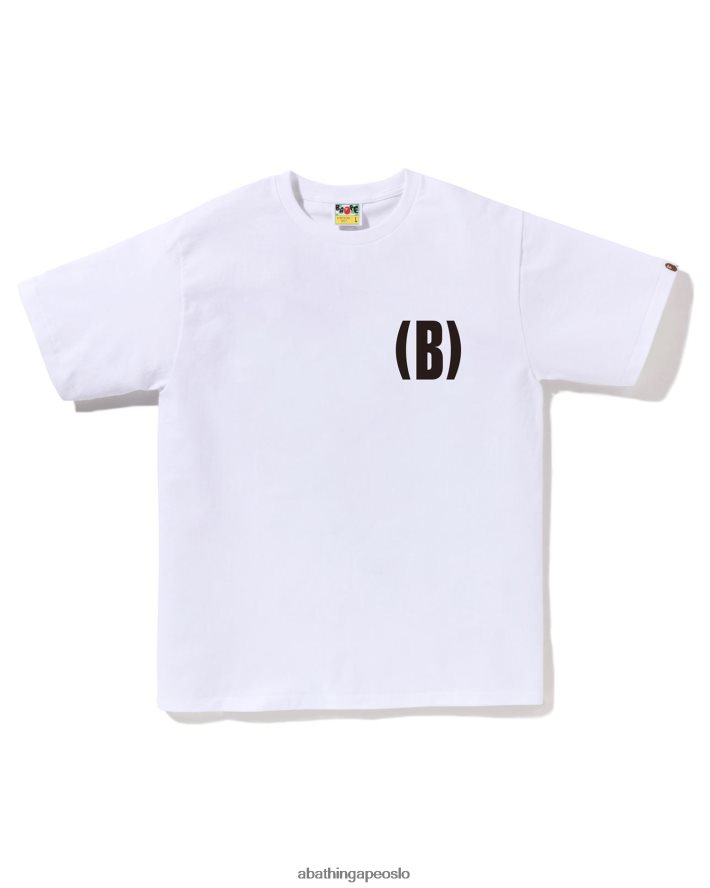 b ettpunkts tee 6XV620133 hvit A Bathing Ape menn