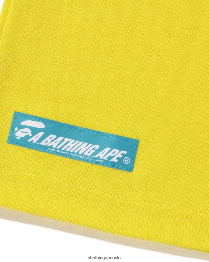logo t-skjorte 6XV6208 gul A Bathing Ape menn