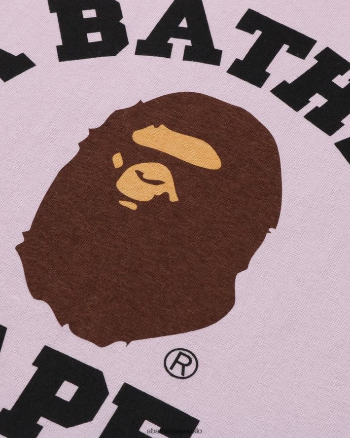 pigment college-t-skjorte 6XV620151 syrin A Bathing Ape menn