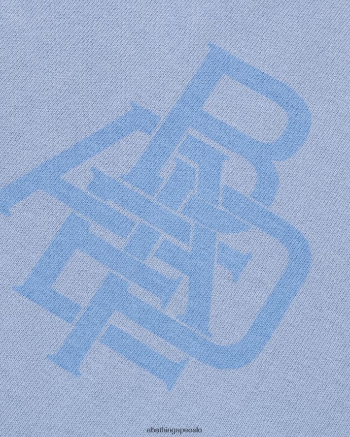 pigment logo t-skjorte 6XV620157 himmelblå A Bathing Ape menn