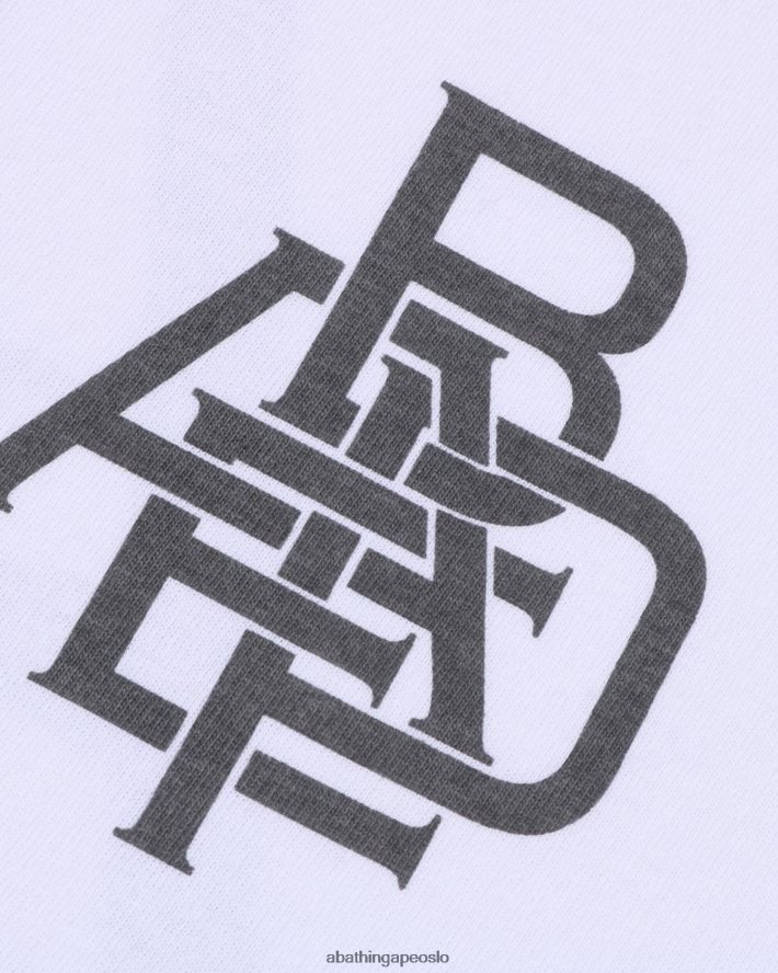 pigment logo t-skjorte 6XV620160 hvit A Bathing Ape menn