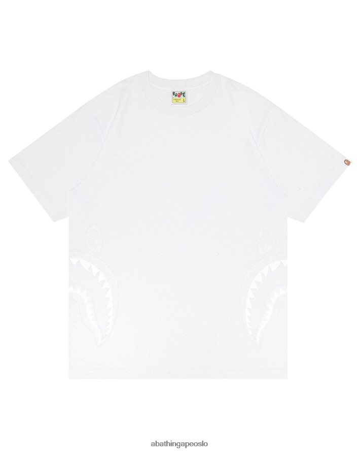 side hai tee 6XV620322 hvit A Bathing Ape menn