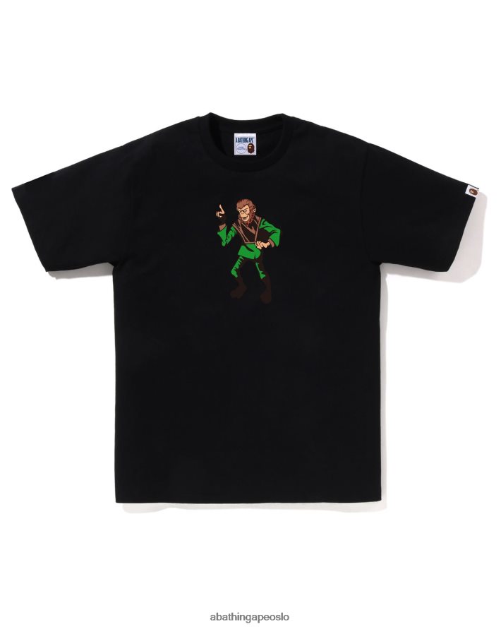 tee 6XV620161 svart A Bathing Ape menn