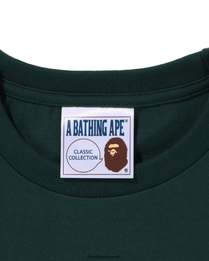 tee 6XV620162 militærgrønn A Bathing Ape menn