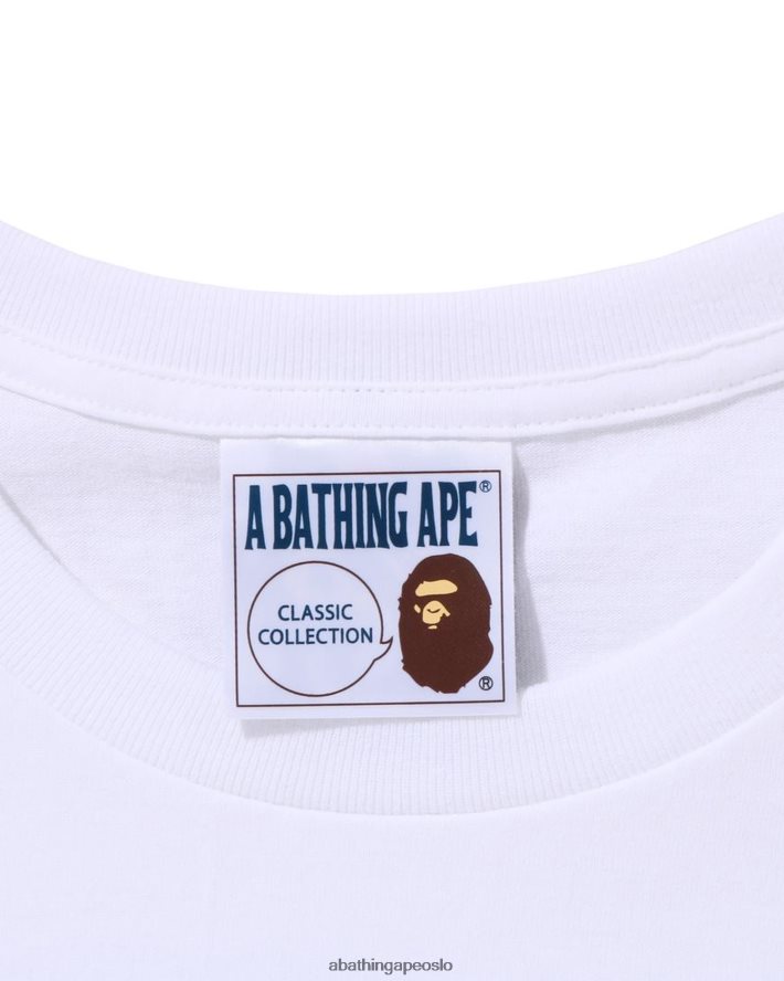 tee 6XV620164 hvit A Bathing Ape menn