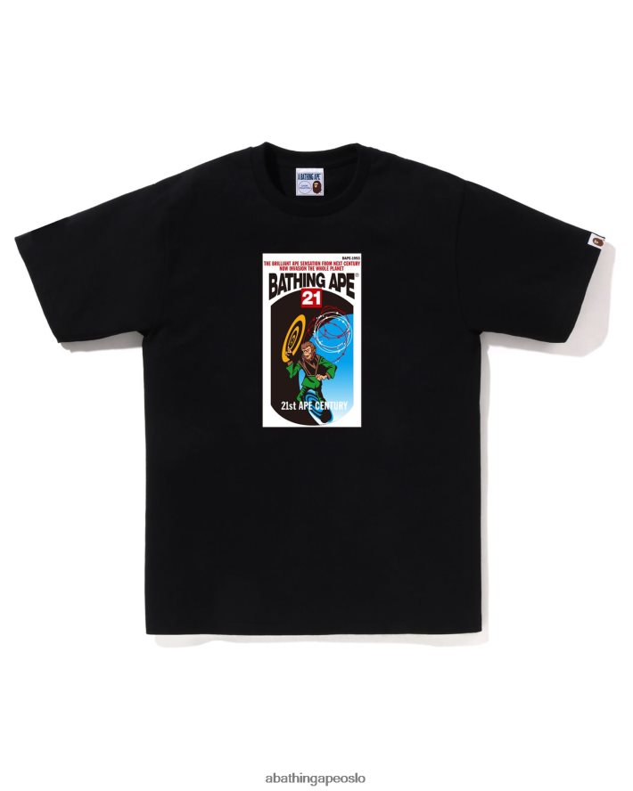 tee 6XV620165 svart A Bathing Ape menn