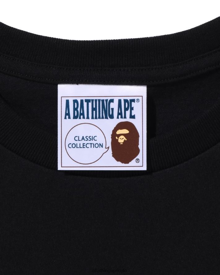 tee 6XV620165 svart A Bathing Ape menn