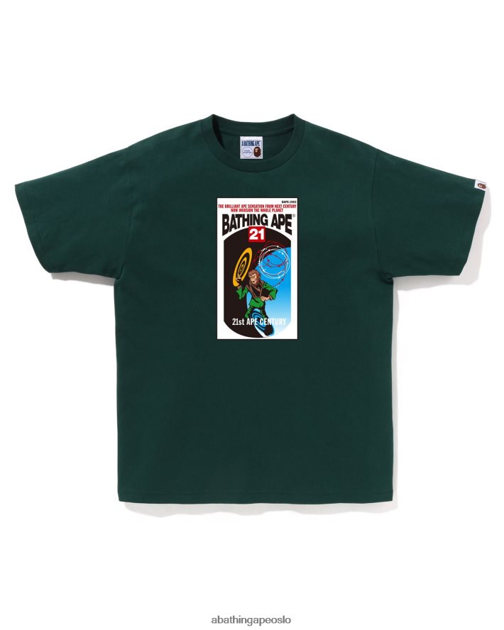 tee 6XV620166 militærgrønn A Bathing Ape menn