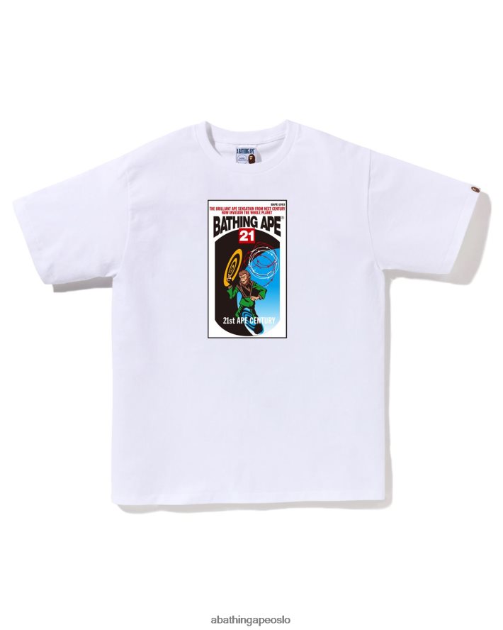 tee 6XV620168 hvit A Bathing Ape menn