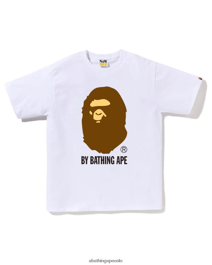 ved å bade t-skjorte 6XV62024 hvit A Bathing Ape menn