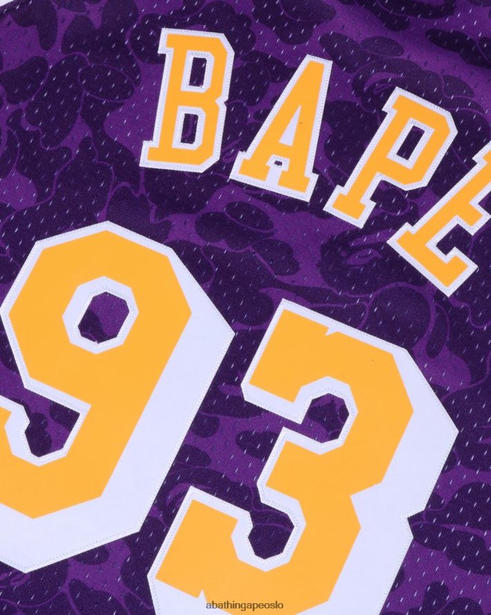 x m&n los angeles lakers jersey tank topp 6XV620368 lilla A Bathing Ape menn