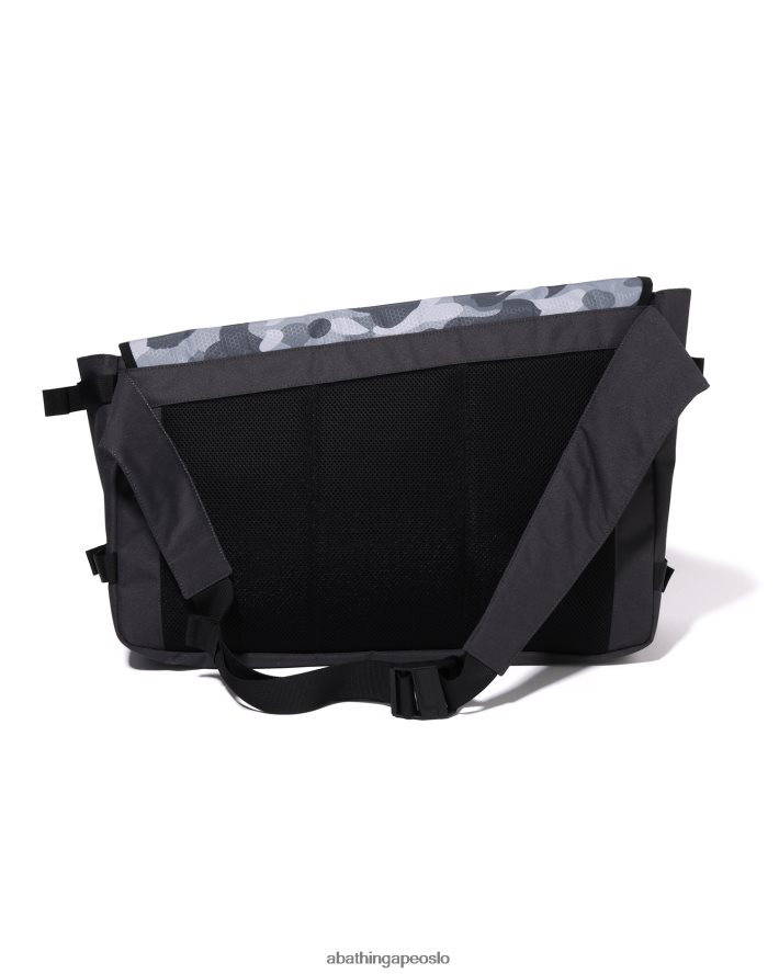 honeycomb camo messenger bag 6XV620391 grå A Bathing Ape menn