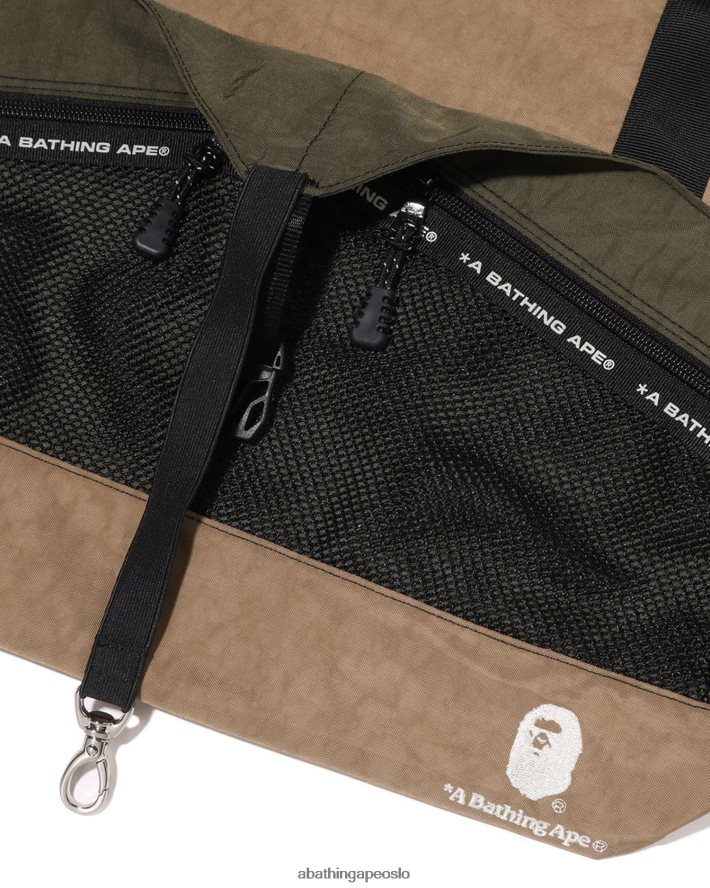 fargeblokkerende multipose 6XV620457 beige A Bathing Ape menn