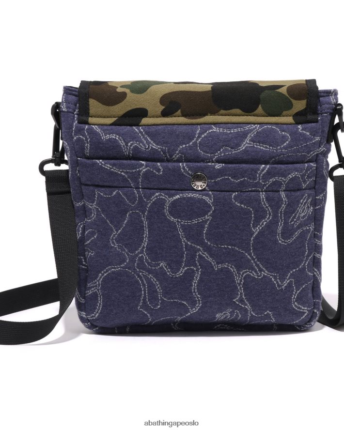 abc camo skulderveske 6XV620421 marineblå A Bathing Ape menn