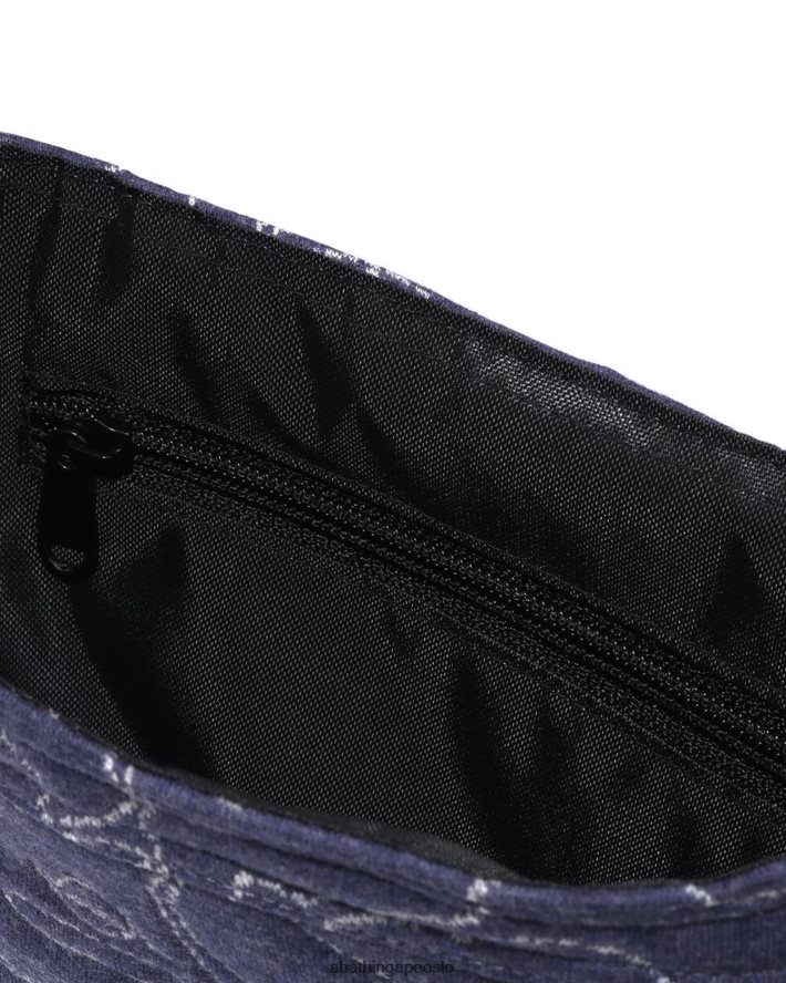 abc camo skulderveske 6XV620421 marineblå A Bathing Ape menn